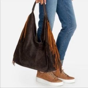Johnny Was Fringe hobo fringe bag